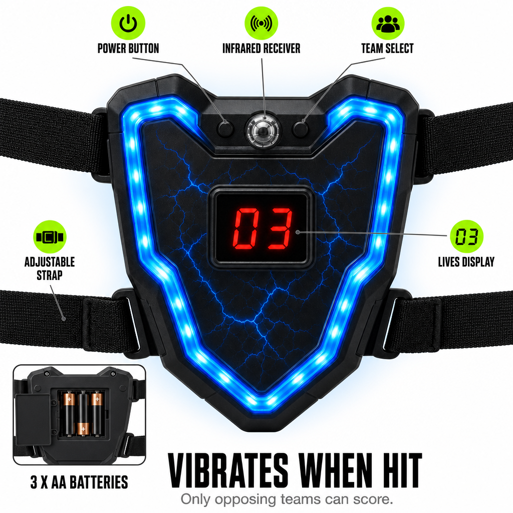 Night Blast vest lights up when hit