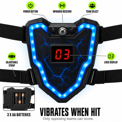 Night Blast vest lights up when hit