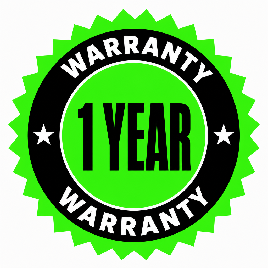 1 Year Warranty